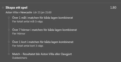 Aston Villa vs Newcastle